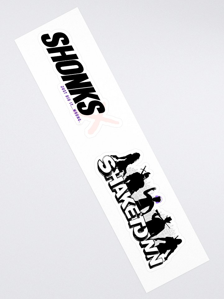 Shonks x ShakeTown Sticker Combo (15" x 3.75") product image (2)
