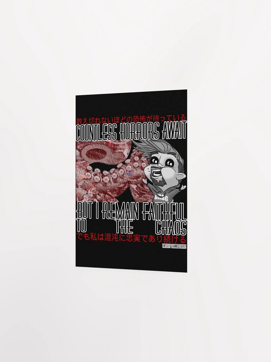 Faithful to the chaos Poster product image (2)