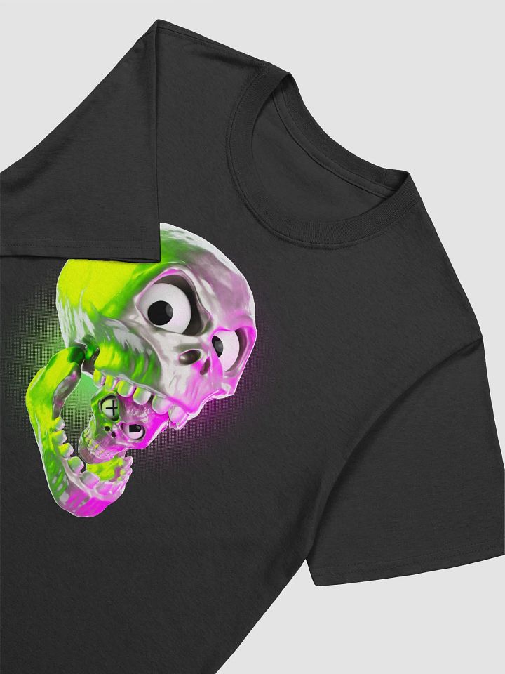 Lemon and Fuchsia Grim Skulls T-Shirt product image (2)