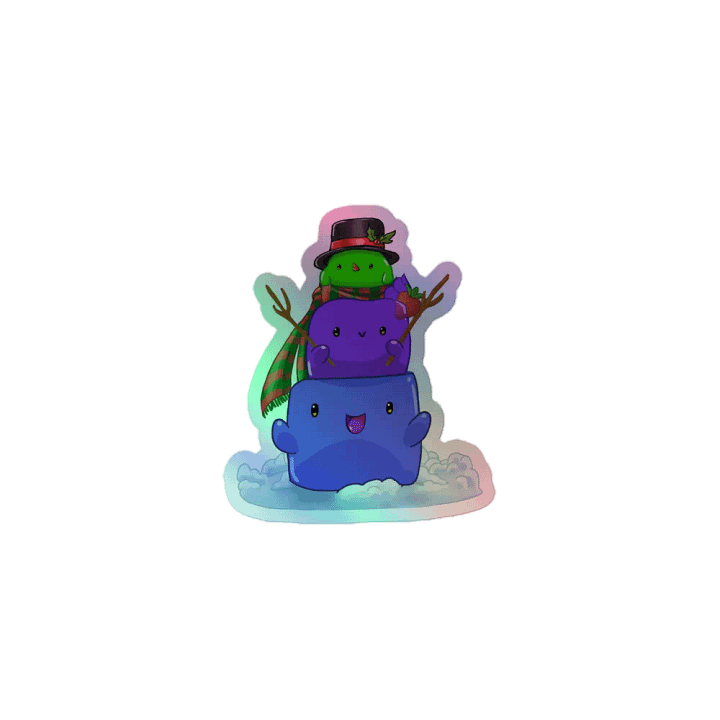 Christmas 2024 Holographic sticker product image (1)