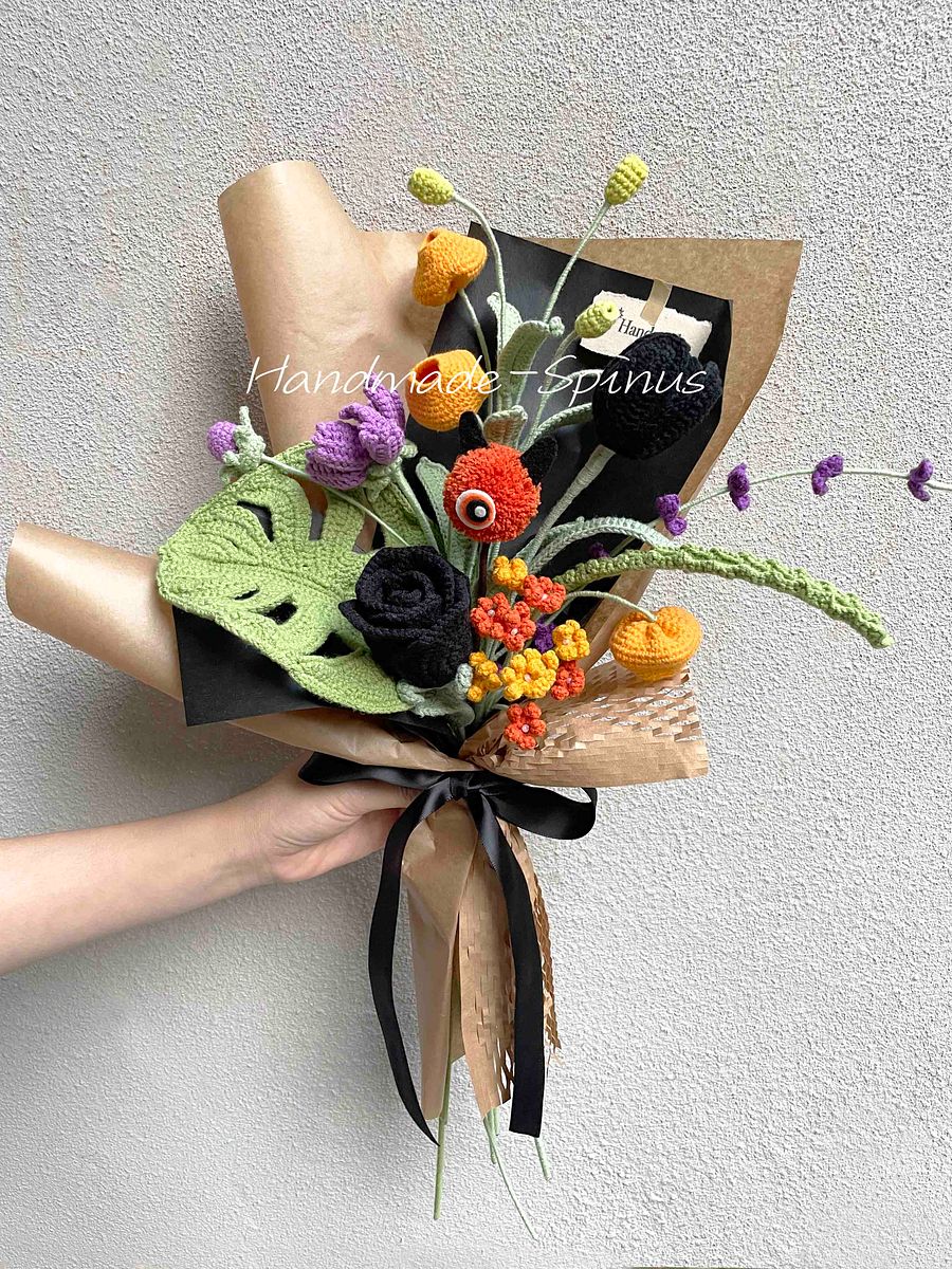 Halloween Little Monsters Crochet Knit Bouquet product image (3)