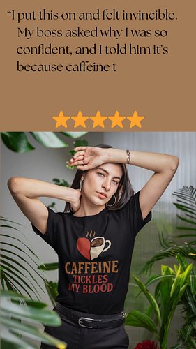 POV: You wear a shirt that says Caffeine Tickles My Blood, and suddenly, the universe starts offering you free coffee, unsoli...