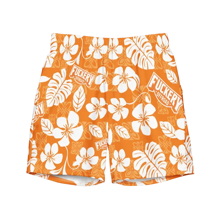 Fuckery Offroad Mens Hawaiian Shorts - Orange product image (1)