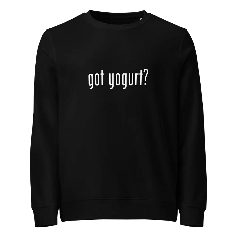 unisex "got yogurt?" crewneck product image (1)