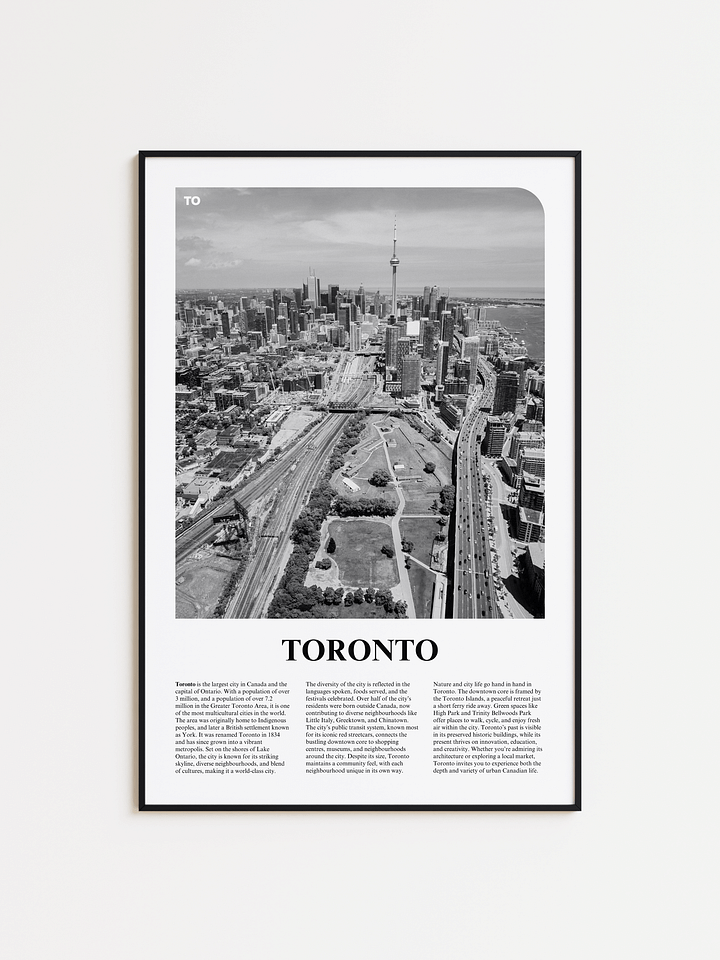 Toronto 04 Newspaper Poster product image (1)