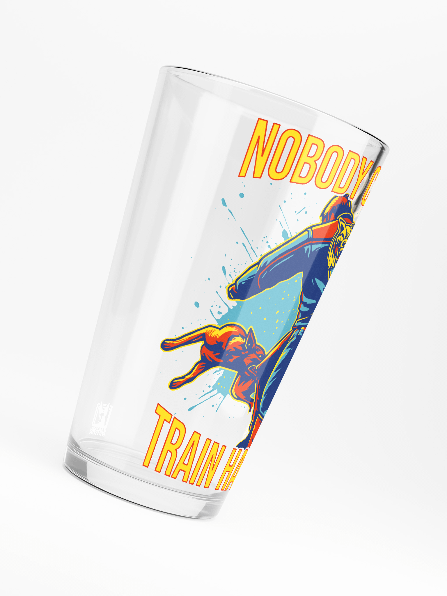 NOBODY CARES, TRAIN HARDER - Shaker Pint Glass product image (6)