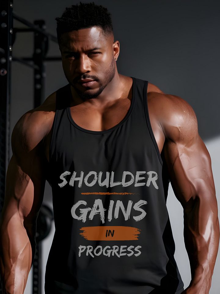 Shoulder Workout Tank Top I Unisex I Funny Quote Jersey I Gym Wear product image (7)
