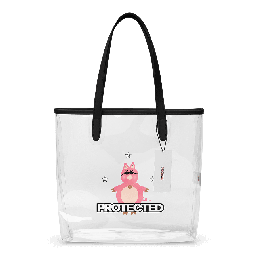 Stylish Urban Pig Clear Tote Bag product image (1)