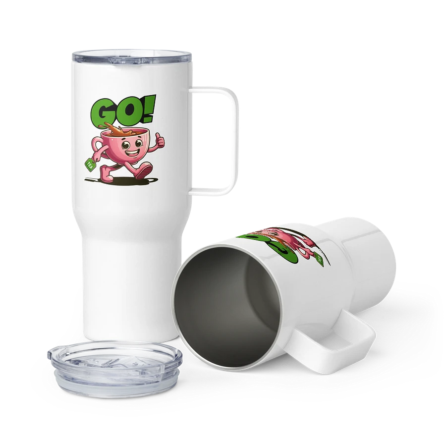 'Go Tea' Travel Mug with Handle product image (7)