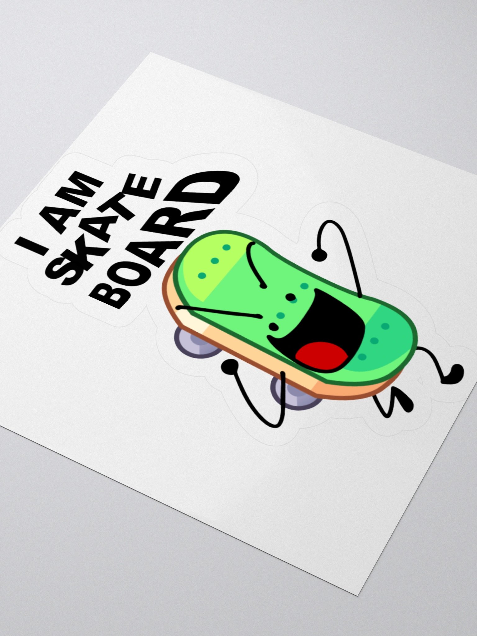 TIBS I AM SKATEBOARD STICKER product image (6)
