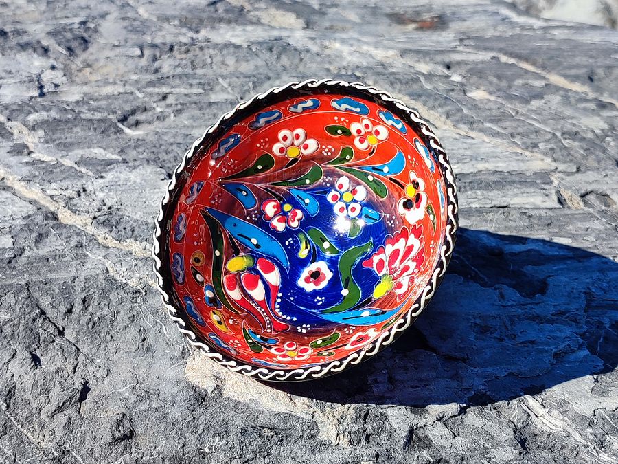 Handcrafted 12cm Ceramic Bowl – Unique Artisanal Pottery for Home Decor product image (5)