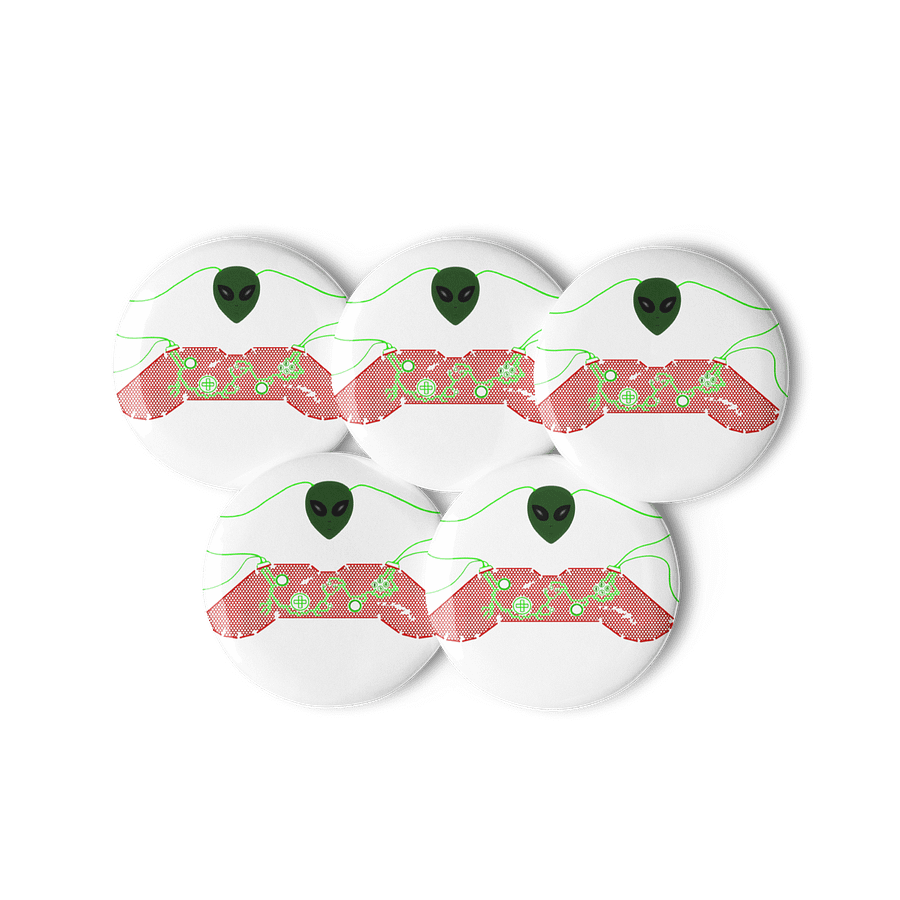 Alien Circuit Gaming Pin Buttons Set product image (3)