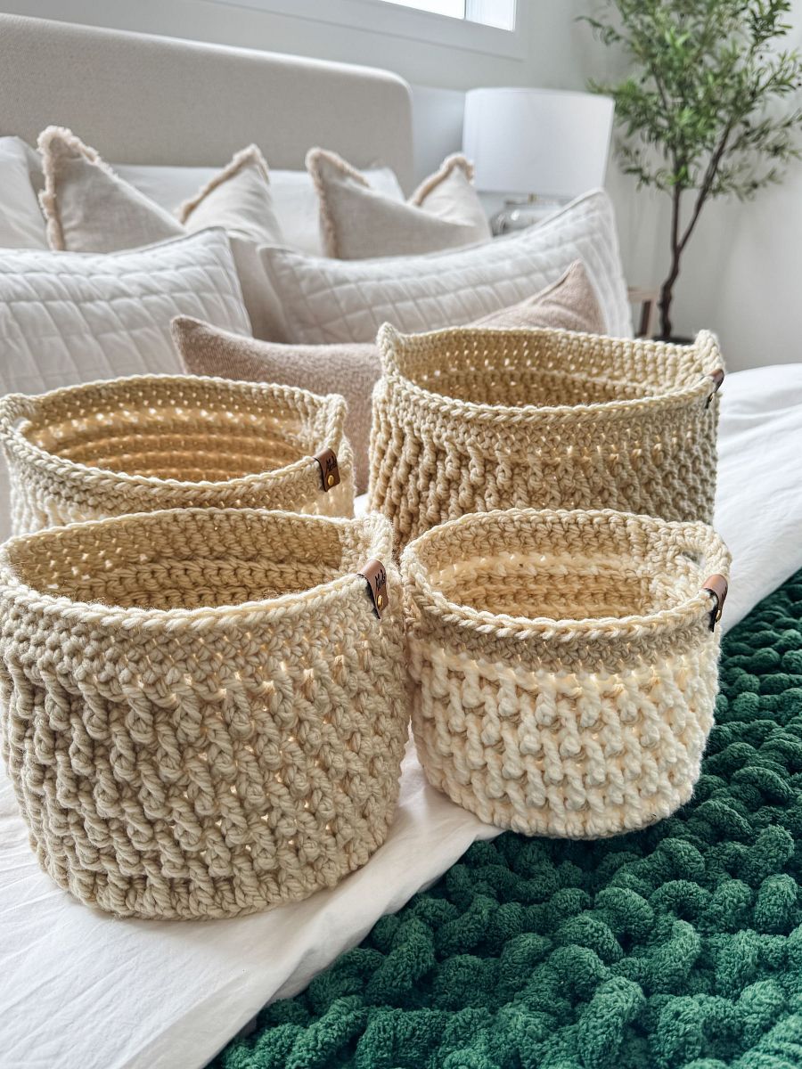 Homebody Baskets Crochet Pattern product image (6)