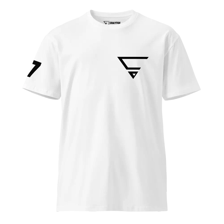CraytoX Premium T-Shirt - White product image (1)