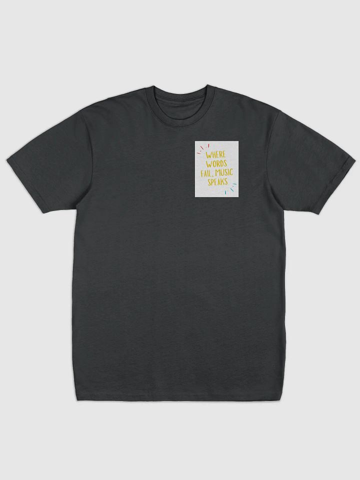 Music Speaks Premium Tee product image (1)