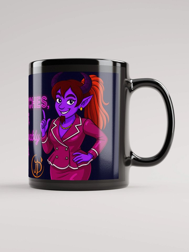 Stretch Belief Mug – Jaz the Glam Demonette | Funny PVC Kink Mug product image (1)