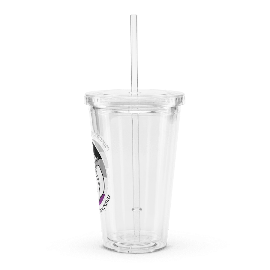 Round and Proud Manul Asexual Version - Transparent Cup & Straw product image (4)