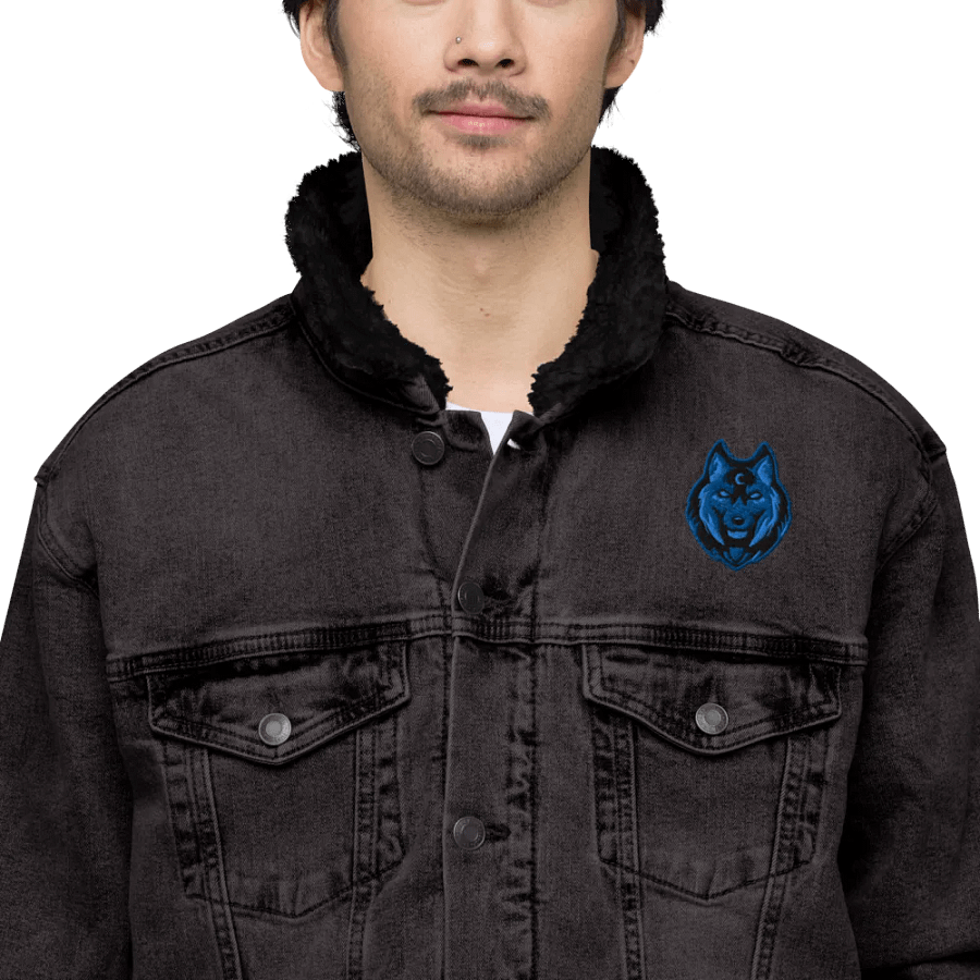 Mystic Wolf Unisex Denim Jacket product image (6)