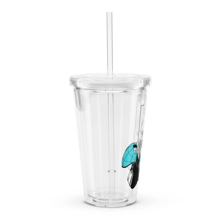 Waifu Clear Plastic Tumbler product image (3)