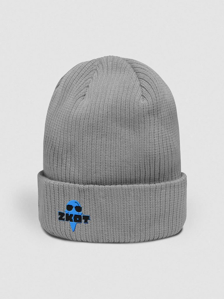 ZKOT Ribbed Beanie - Show your Support with Style - Headwear - 100% Organic Cotton product image (2)