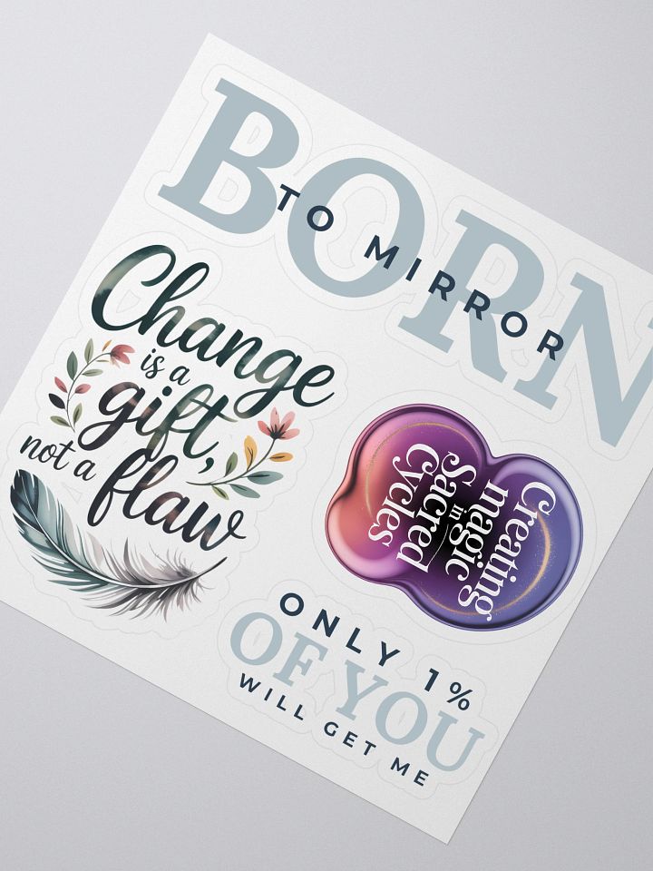 Reflector Human Design Sticker Sheet product image (1)