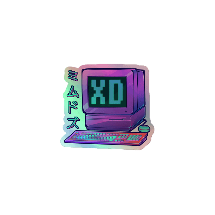 Holographic Memedows XD Sticker product image (1)