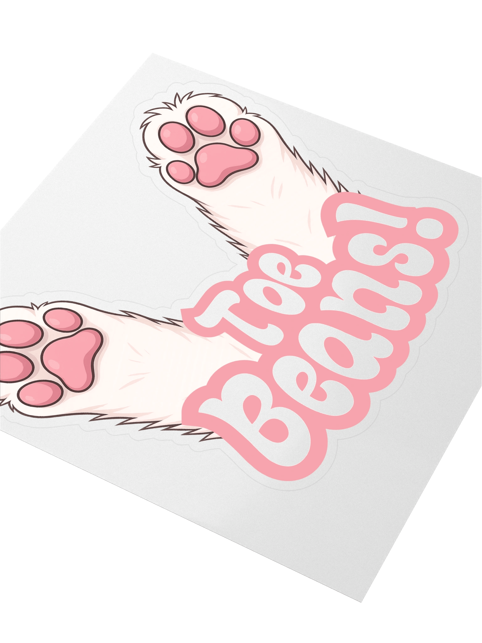 Large Toe Beans Sticker product image (3)
