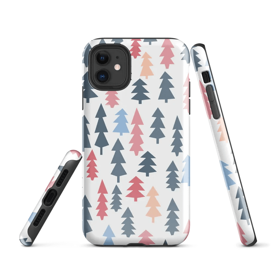 Pastel Pine Trees iPhone® Tough Case product image (1)