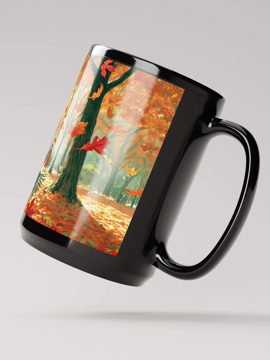 Autumn Joy Black Glossy Mug product image (3)