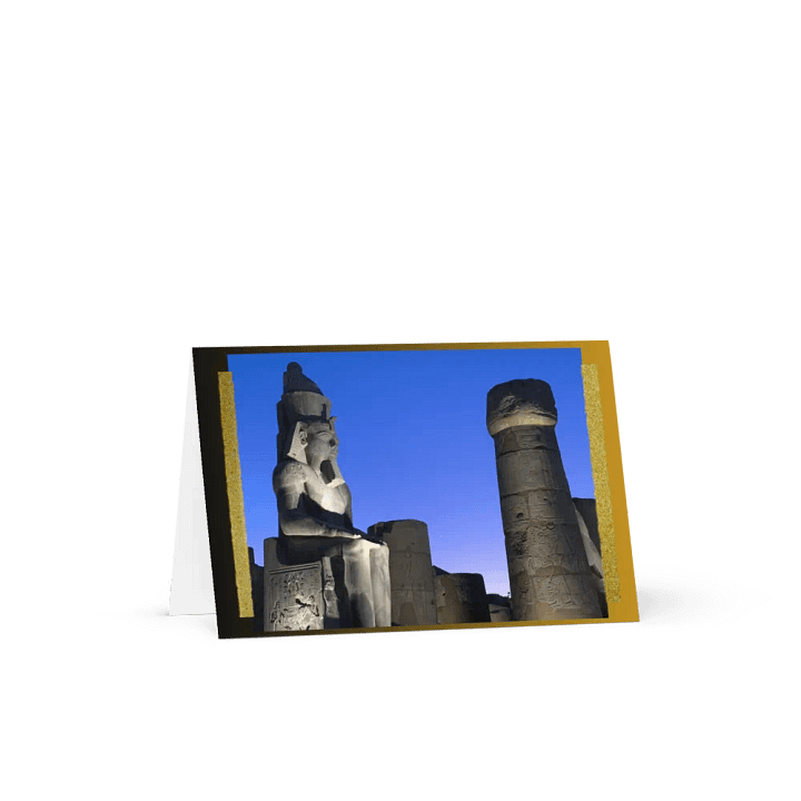 Twilight at Luxor Temple Greeting Card product image (1)