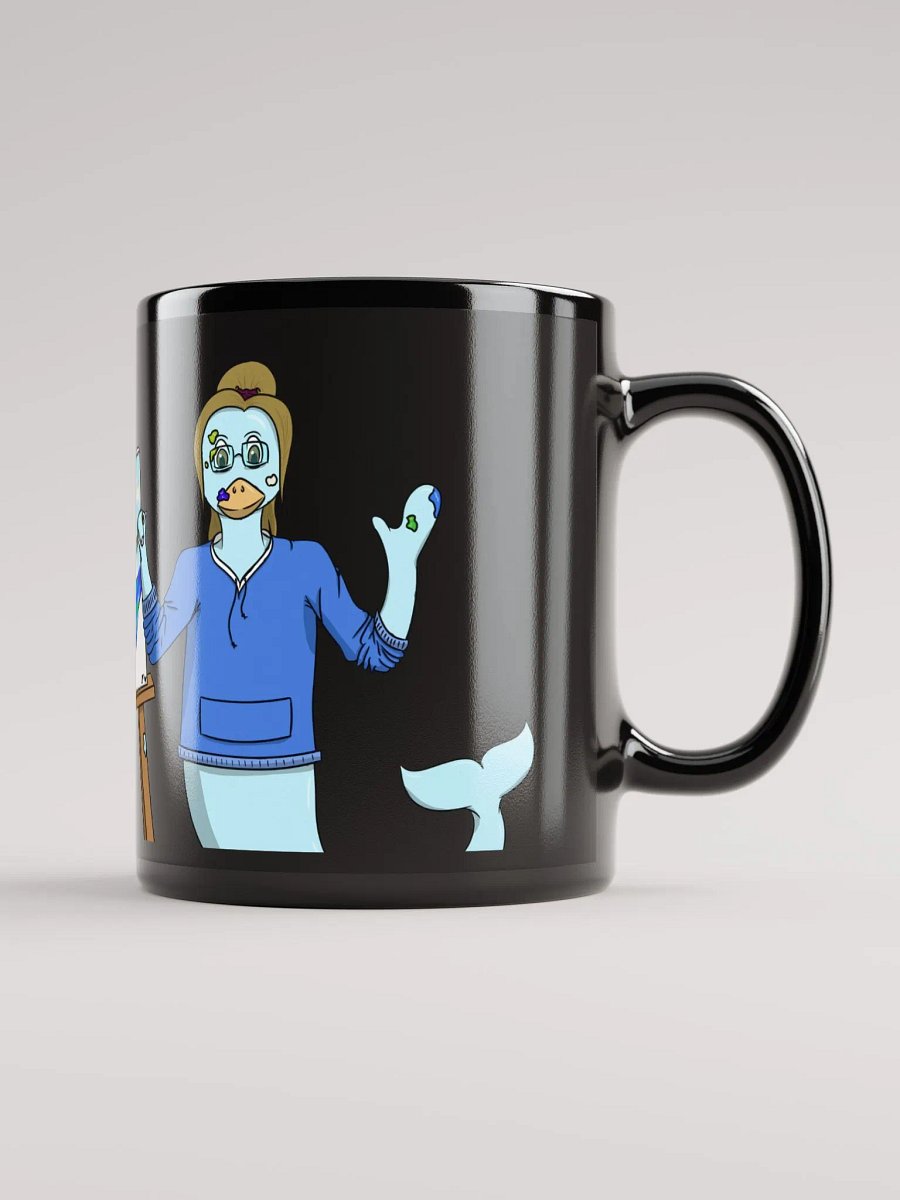 Dolphin's DC Painting Mug (Black) product image (1)