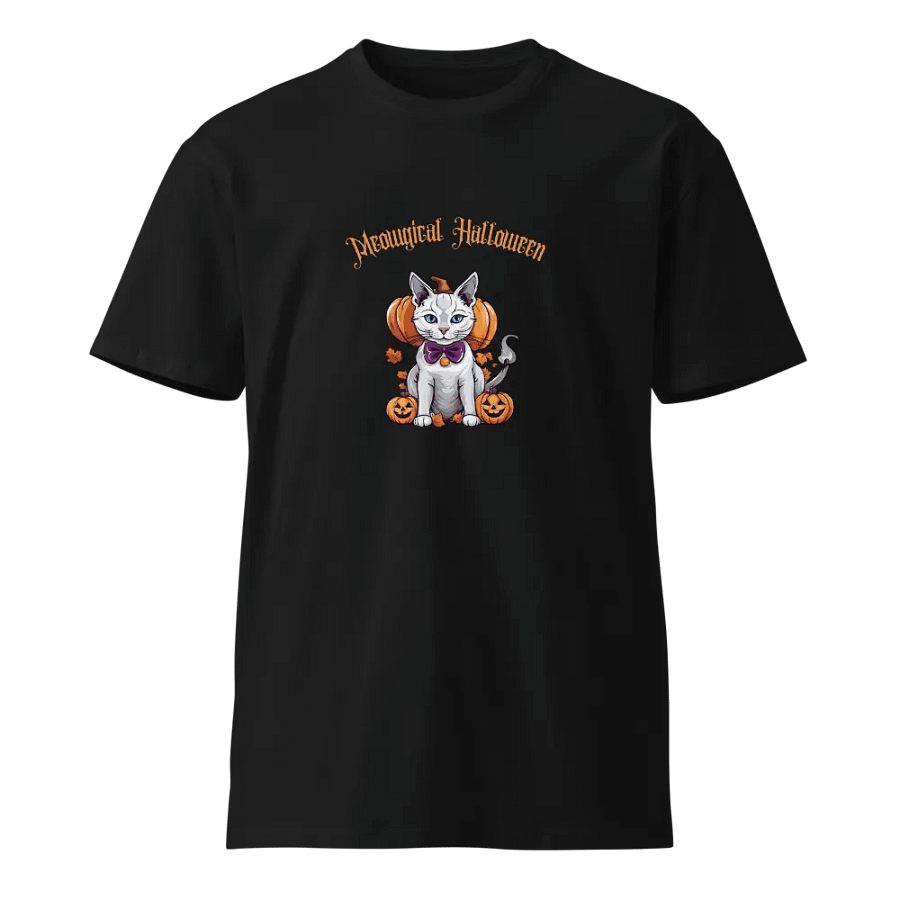 Witchy Cat Halloween Unisex T-Shirt product image (3)