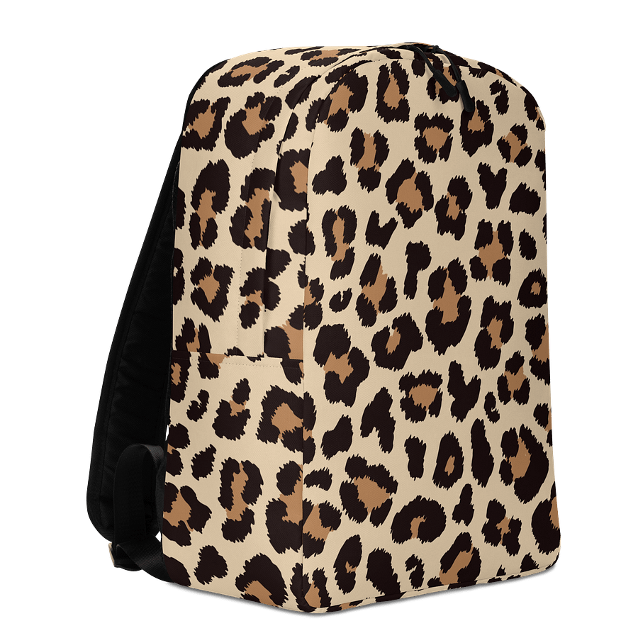 Wild Elegance Leopard Print Backpack product image (3)