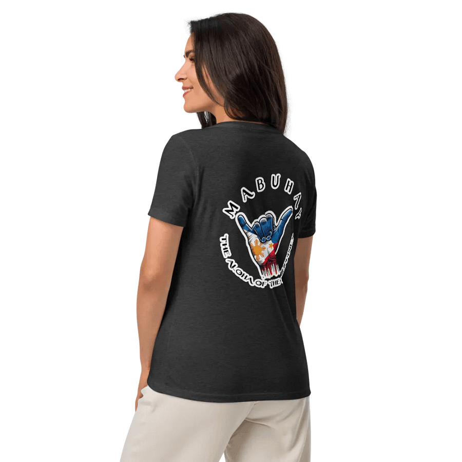 Women’s Relaxed V-Neck Tee - Mabuhay - The Aloha of the Philippines™