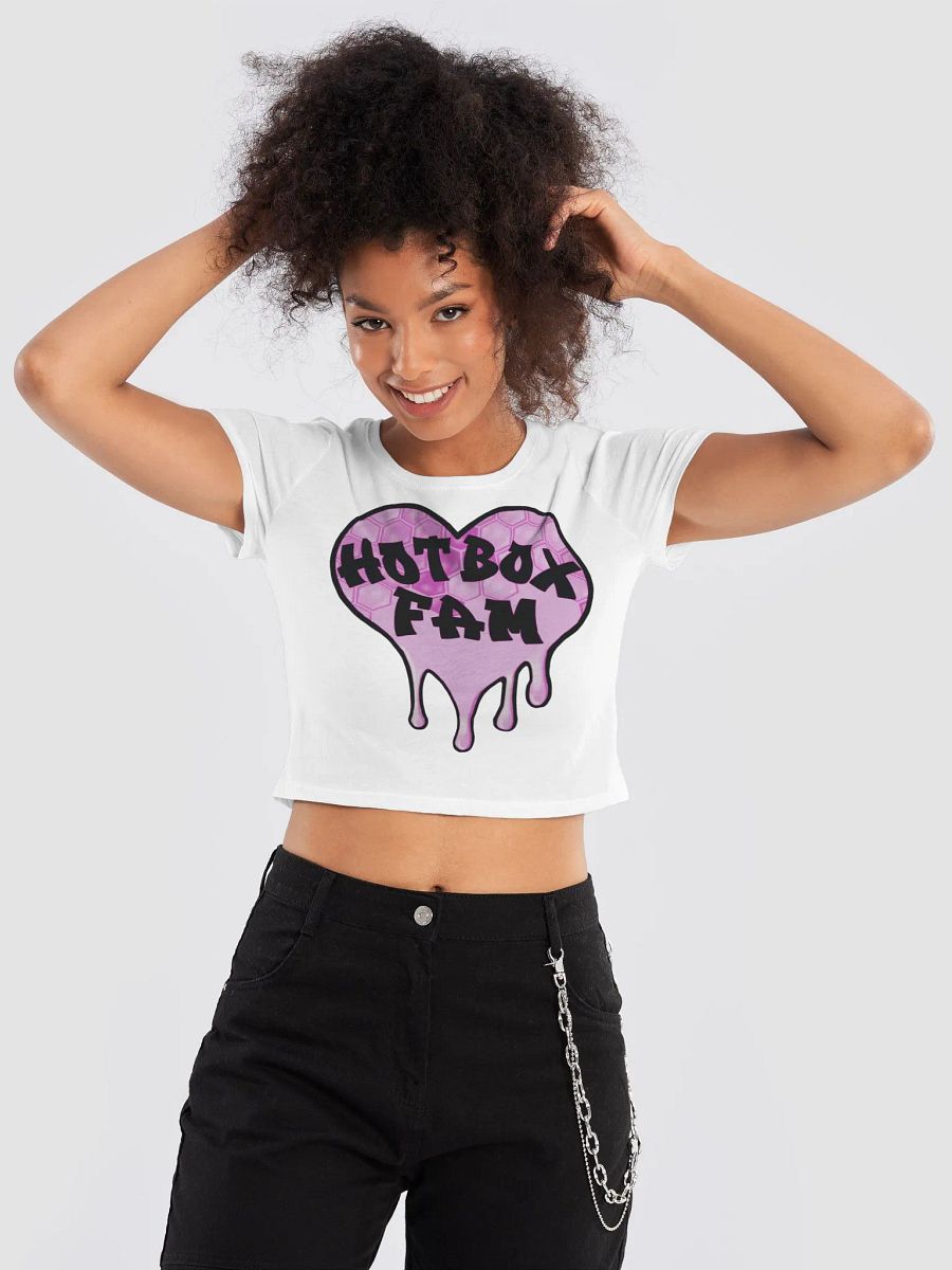 HOT BOX FAM PINK LOGO CROP TOP product image (9)