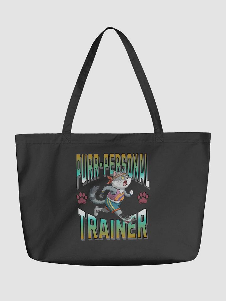 Purr Personal Trainer Cat Eco Tote product image (2)