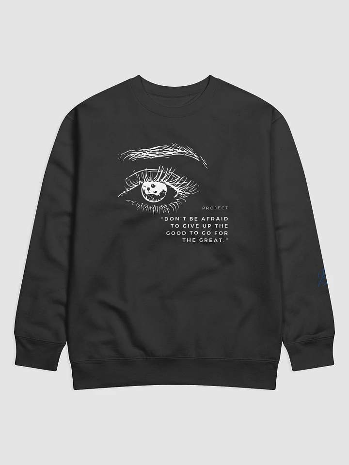 Elegant Signature Quote Cotton Sweatshirt product image (5)