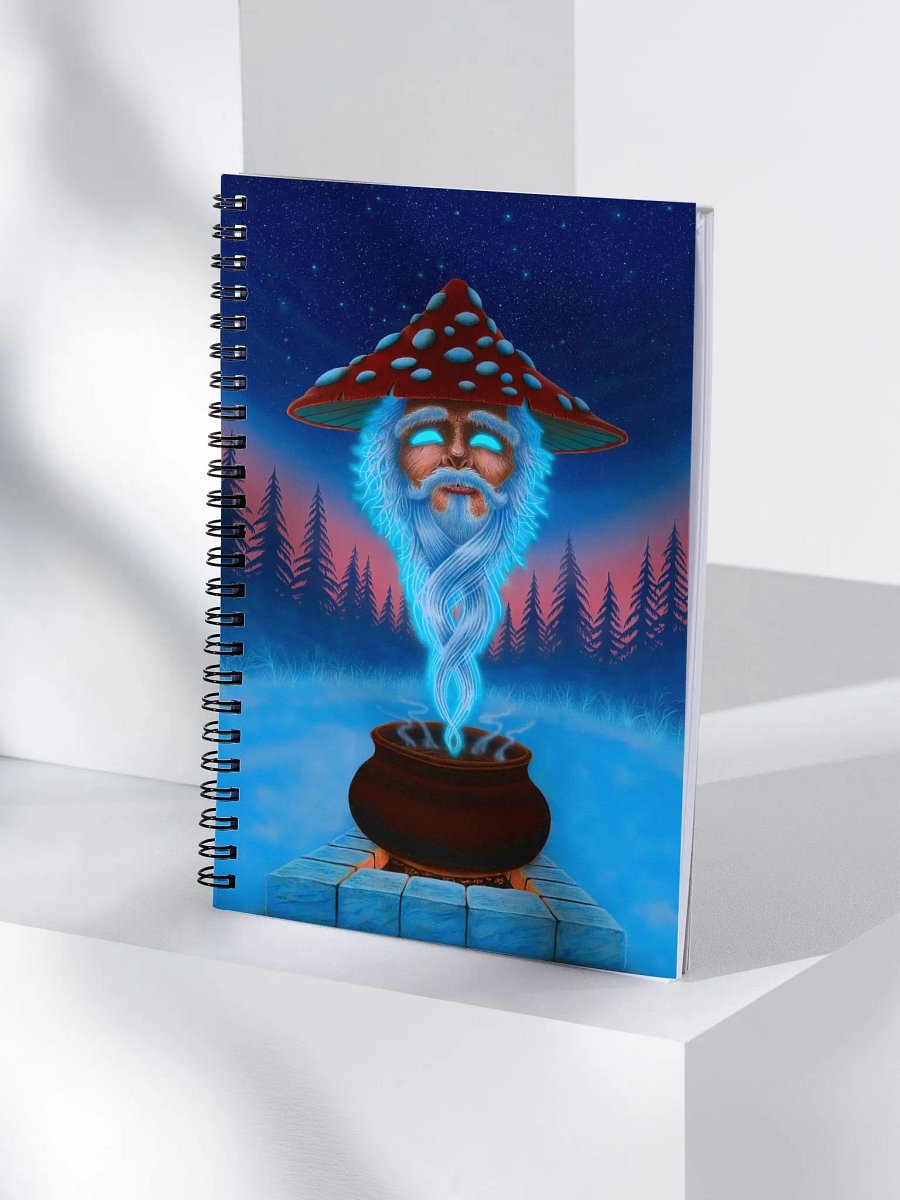 Mystic Wizard Spiral Notebook product image (4)