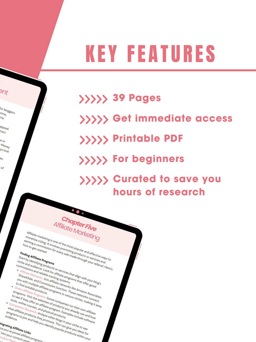 Generate Passive Income With Blogging guide product image (3)