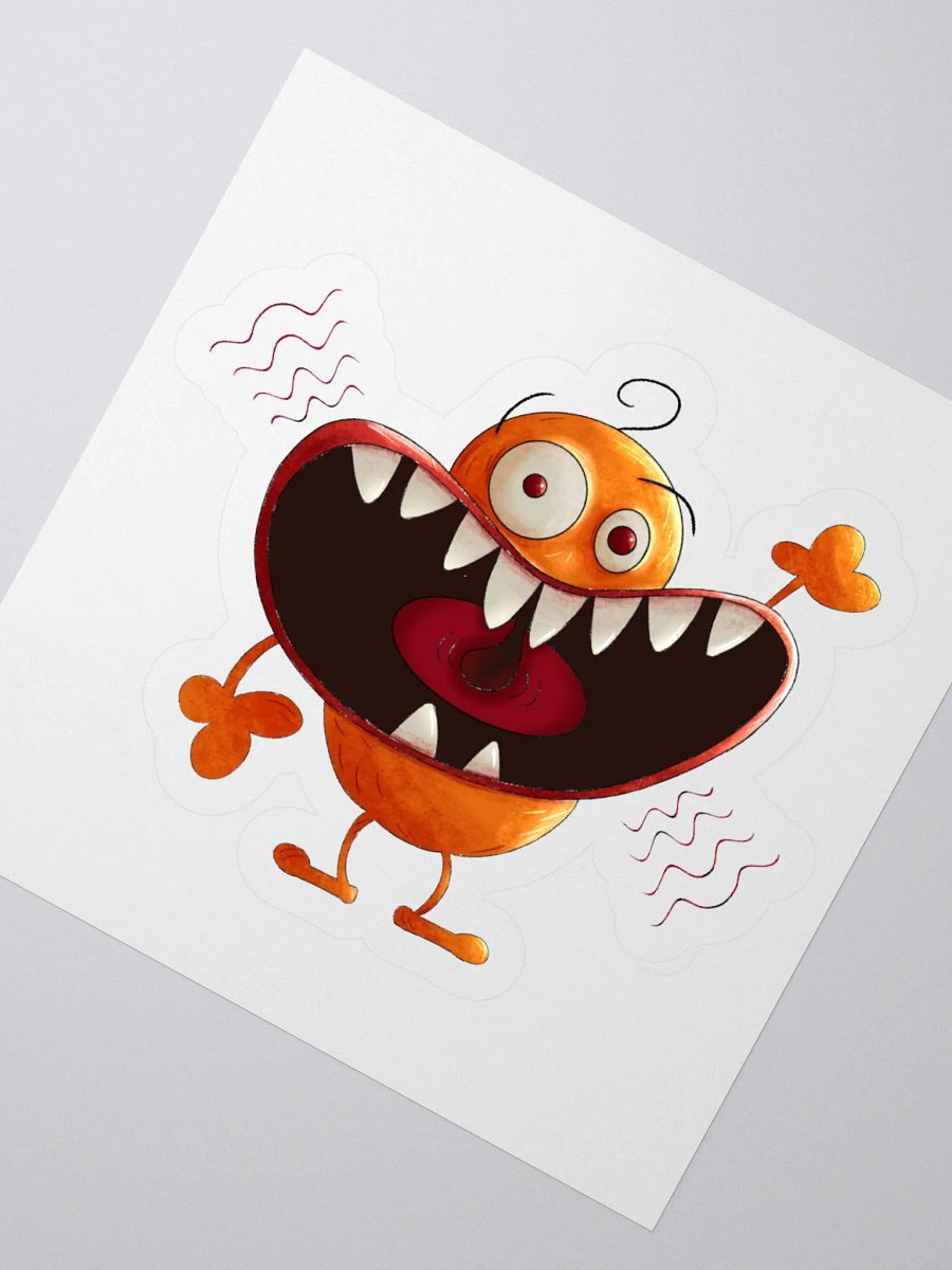 Little Monster Boomer Kiss Cut Stickers product image (4)