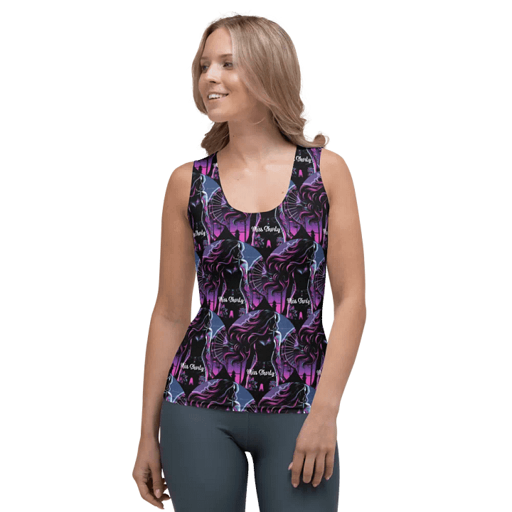 Mysterious Miss Shorty All over Print Tank product image (1)