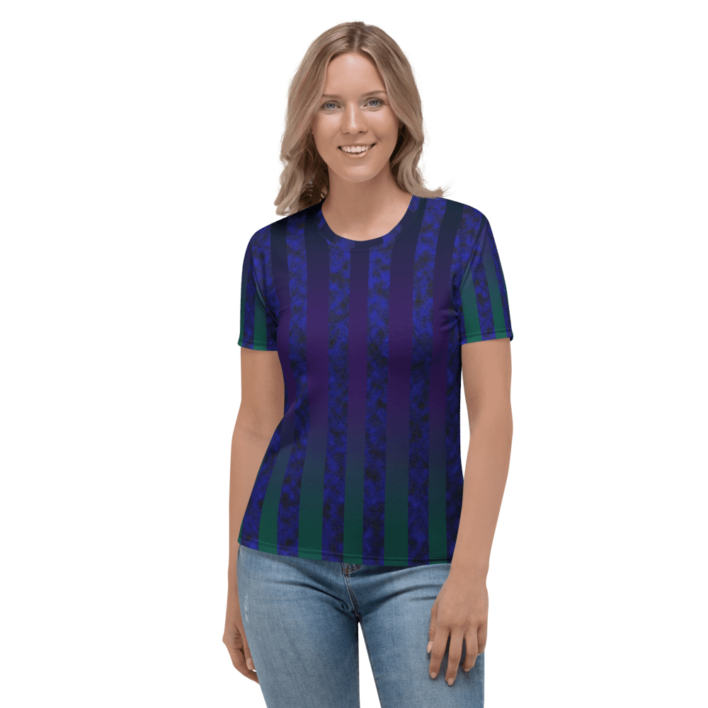 Ocean Stripes Fitted T-Shirt product image (2)