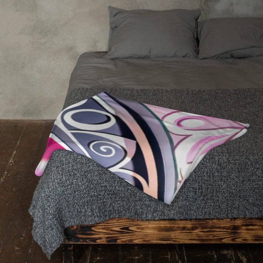 Crimson Heart Bunny Blanket product image (23)