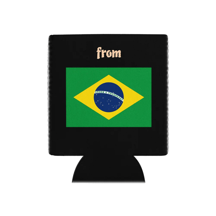 Sassy Brazil Stylized Can Cooler product image (1)