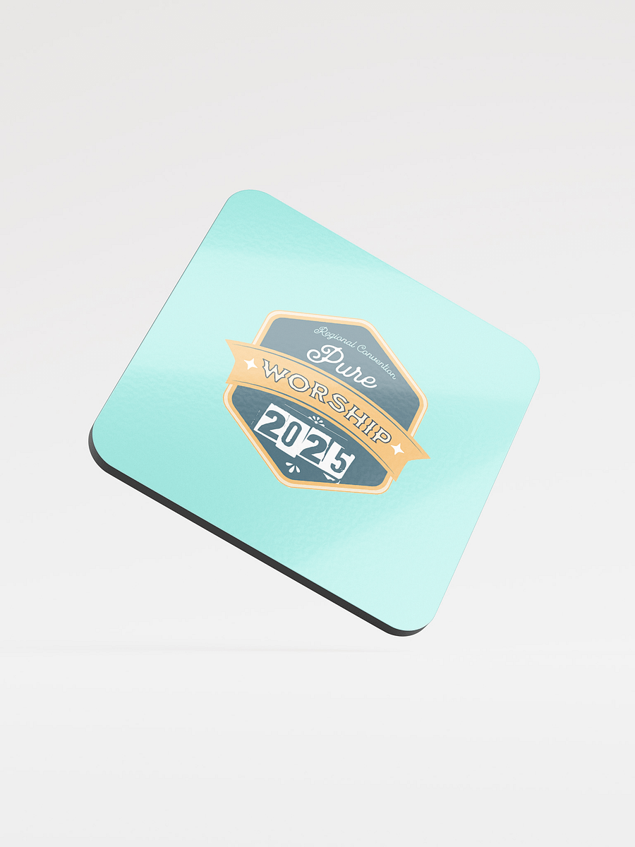 2025 “Pure Worship” Convention Coaster – Mint Blue product image (3)