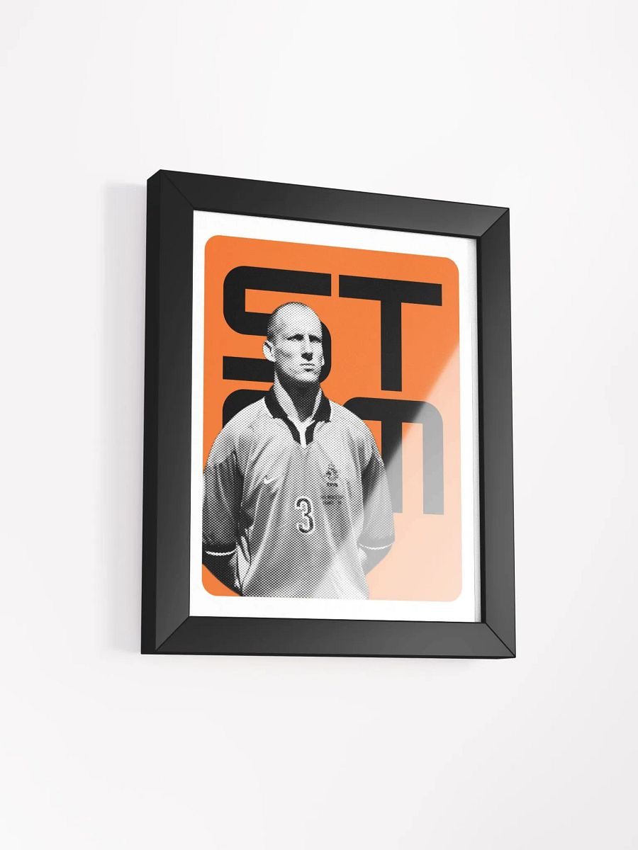 Jaap Stam BW Netherlands Name Art Framed Print product image (3)