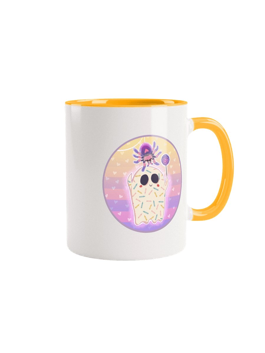 Pastel Little Ghost & Spider Friend - Ceramic Mug product image (3)