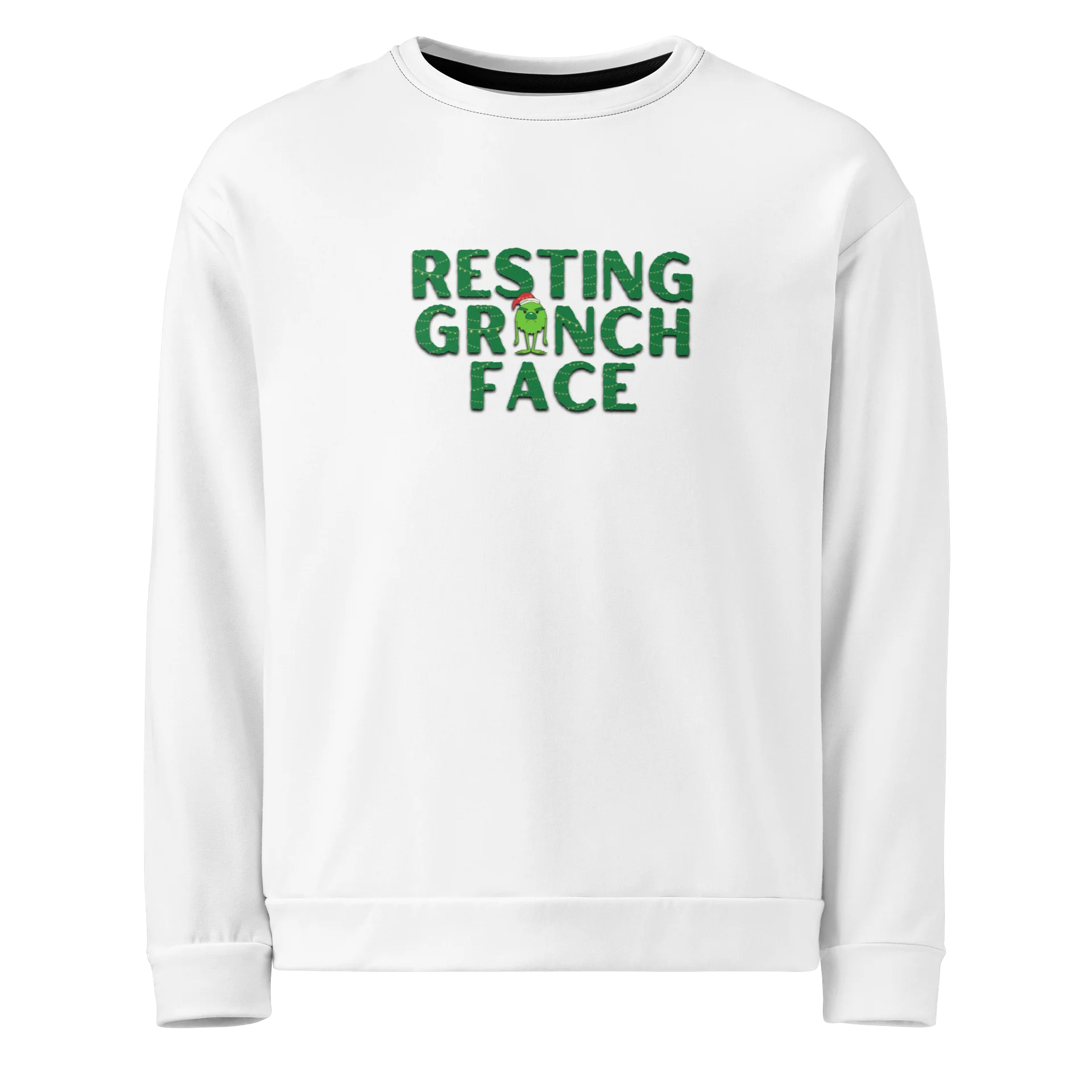 Resting Grinch Face Sweatshirt product image (1)