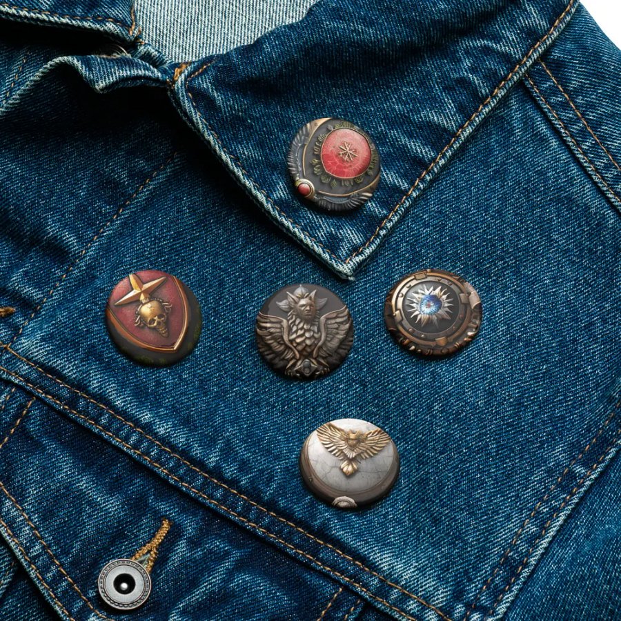 Winged Valor Pin Button Set product image (7)