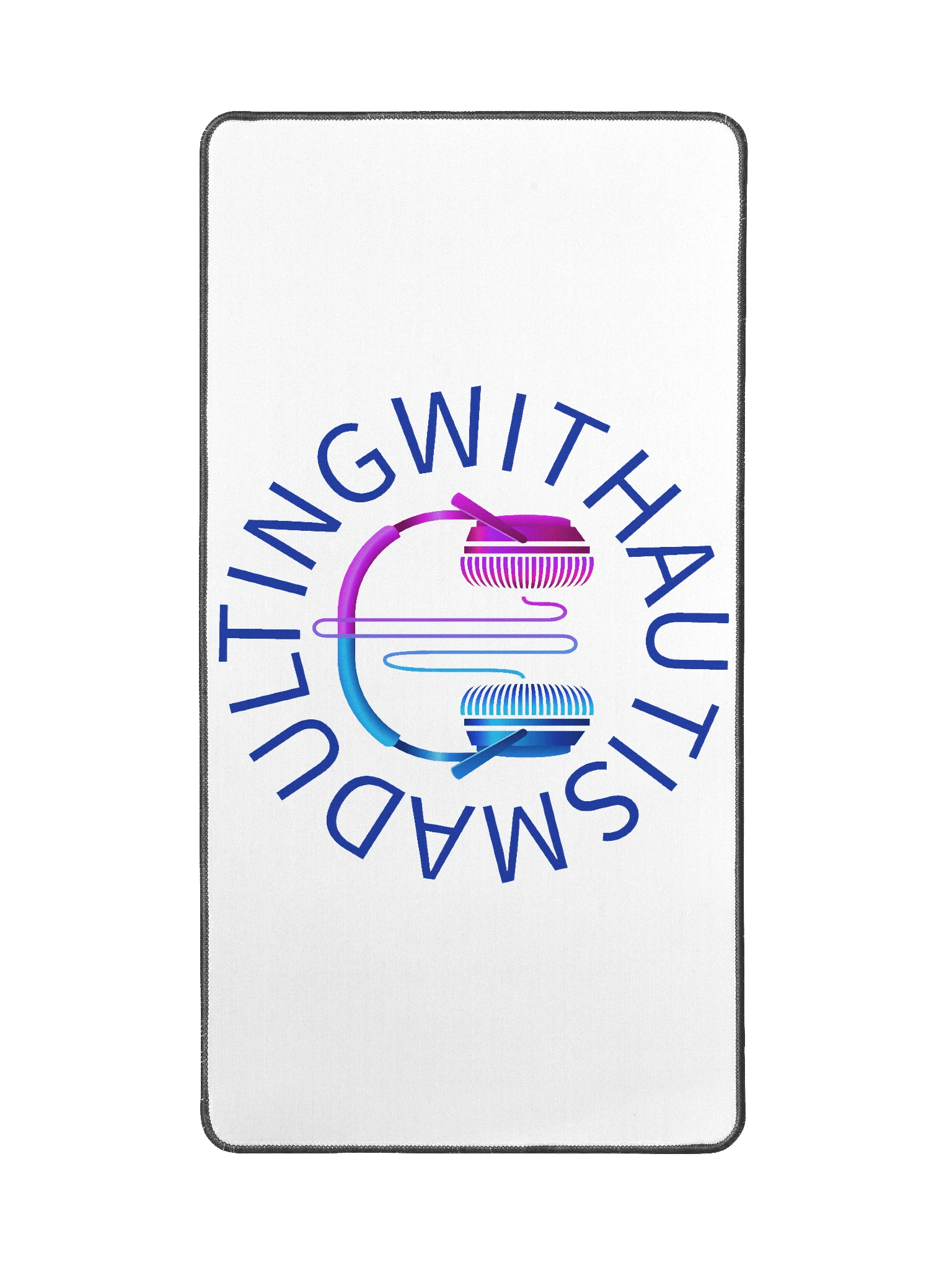 Oversized Desk Mat – Adulting with Autism Logo product image (2)